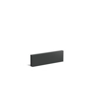 Muur 2000x150x600mm Aluminium (AW3.4)