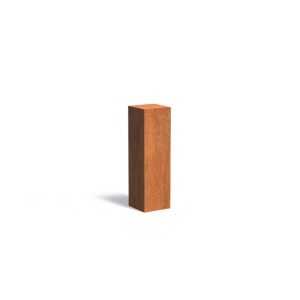 Sokkel 300x300x1000mm Corten 2mm (CK10)