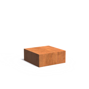 Sokkel 1000x1000x400mm Corten 2mm (CK21)