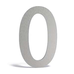 Huisnummer 71x5x120mm RVS 5mm (0 RVS)
