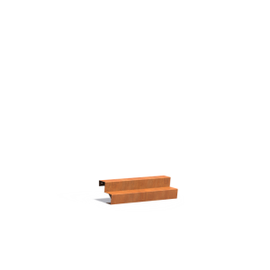 Trap 1250x480x340mm Corten 3mm (CST2.2)
