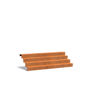 Trap 2500x960x680mm Corten 3mm (CST4.5)