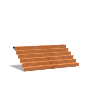 Trap 3000x1440x1020mm Corten 3mm (CST6.6)