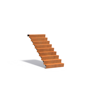 Trap 1000x2160x1530mm Corten 3mm (CST9.1)