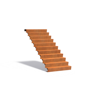 Trap 1250x1680x1870mm Corten 3mm (CST11.2)