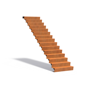 Trap 1000x1920x2550mm Corten 3mm (CST15.1)