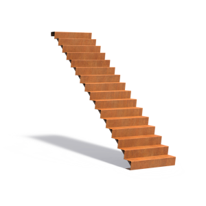 Trap 1000x2160x2720mm Corten 3mm (CST16.1)