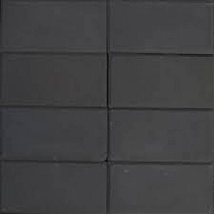 Tegel 15x30x4,5cm Zwart