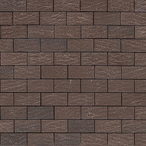 Dorpspad Retro 20x10x8cm rood-bruin