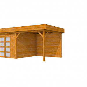 Douglas Topvision Premium Roek 298x298cm en luifel 300cm transparant gespoten