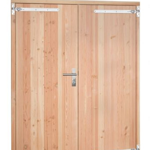 Douglas Dubbele dichte deur inclusief kozijn 168x201cm onbehandeld