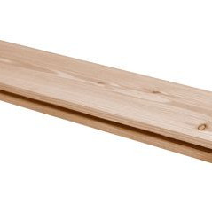 Douglas geschaafd gevel Rabat 1,8x14,5x400cm groen geïmpregneerd.