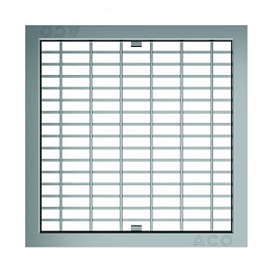 ACO Europoint Maasrooster 30/10 Verzinkt staal 25x25cm