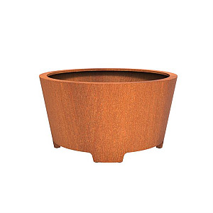 CONIC met poten Ø1500x800mm Corten 3mm (CCP2.1)
