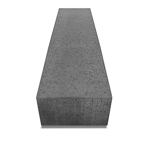 Artistone Oud Hollands zitelement recht 200x60x40cm Antraciet