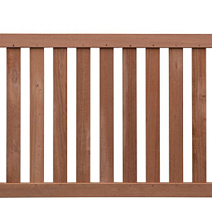 Keruing massief hek 22 110x180cm