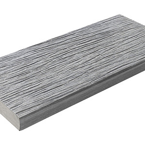 Kantplank WPC 22,5x138mm Fiberdeck Vintage | massief | Lunar Grey 300cm