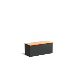 Sokkel met zitting 1000x400x430mm Aluminium 3mm (ASW32)