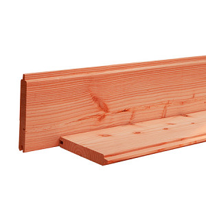Douglas geschaafd Blokhutprofiel 2,8x19,5x224cm onbehandeld