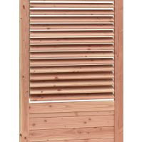 Shutterscherm douglas, 89x224cm, kleurloos geïmpregneerd.