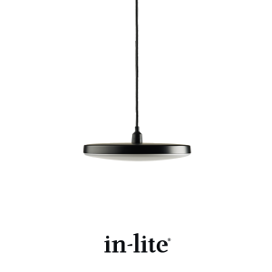 Hanglamp Disc Pendant Ø 200 mm Black | 100-230V