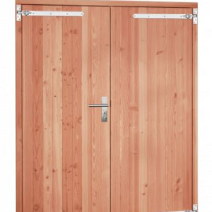 Redvision dubbele deur dicht  incl. beslag