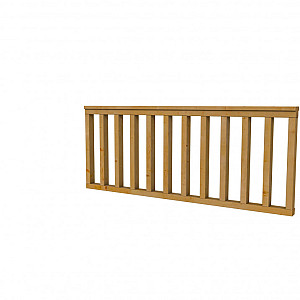 Douglas Hekwerk B 228 groen geïmpregneerd