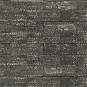Romano 33x11x8cm Grijs/Zwart - stapelblok en/of klinker