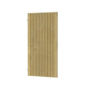 Tuindeur Elan 100 Excellent op verstelbaar stalen frame 99x190cm, groen geïmpregneerd VERTICAAL