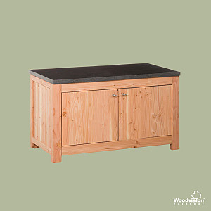 Douglas buitenkeuken Excellent element | Dubbel 60 met deuren