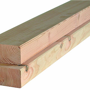 Balk douglas 65x145x3000mm onbehandeld, gedroogd en geschaafd
