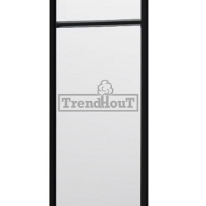 Steel Look raam 844x2200mm zwart module A-02