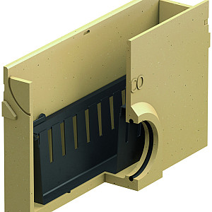 ACO Euroline vuilvanger L=500 met emmer zonder rooster