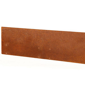 Kantopsluiting Single 300x27.7cm Corten