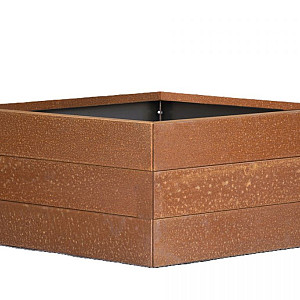 Plantenbak Modulair - 90x90x42 cm Corten