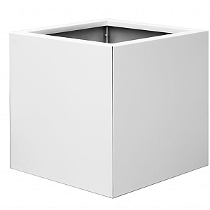 Plantenbak Vlak Wit 60x60x60cm