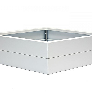 Plantenbak Modulair Wit 90x90x28cm