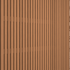 Lattenscherm Thermovision Ayous geschaafd recht horizontaal/verticaal 180x180cm