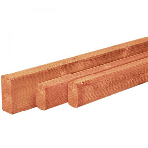 Douglas fijnbezaagde Regel 4,5x7,5x500cm onbehandeld