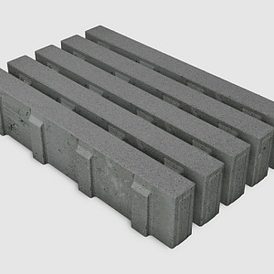 EcoStrook Basic 60x40x12cm Antraciet