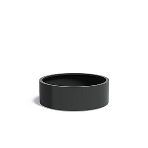 CIRCUM met wielen Ø1200x400mm Aluminium (AMWL4.3)