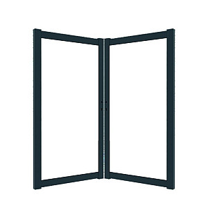 Boston maatwerk Dubbele poort groot max (B) 400cm (H) 200cm incl insteekslot