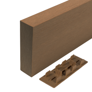 WEOSUN® Brise Soleil eindkap 42x145mm Teak (6st)