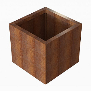 Bloembak Module+ 60x60x56cm | Corten