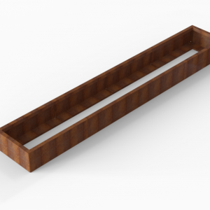 Bloembak Module+ 60x360x28cm | Corten
