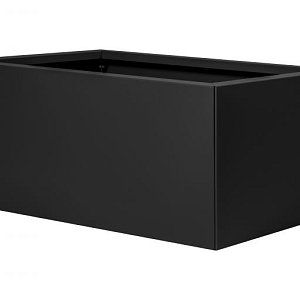 Plantenbak Vlak Grafietzwart 90x60x40cm