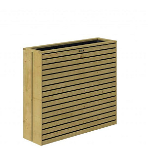 Terrasbloembak Elan Excellent, 93x30x103cm groen geïmpregneerd