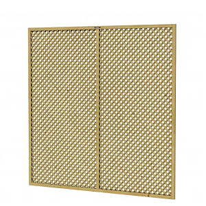 Trellis scherm Jasmijn 180 Excellent, 180x180cm groen geïmpregneerd