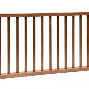 Hardhouten spijlenhek, 180x80cm Frame 4,5x7cm spijlen 2x3cm