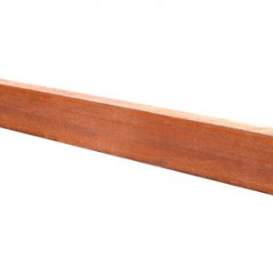 Hardhouten Angelim Vermelho regel, 4-zijdig glad geschaafd 4,5x7,0x450cm